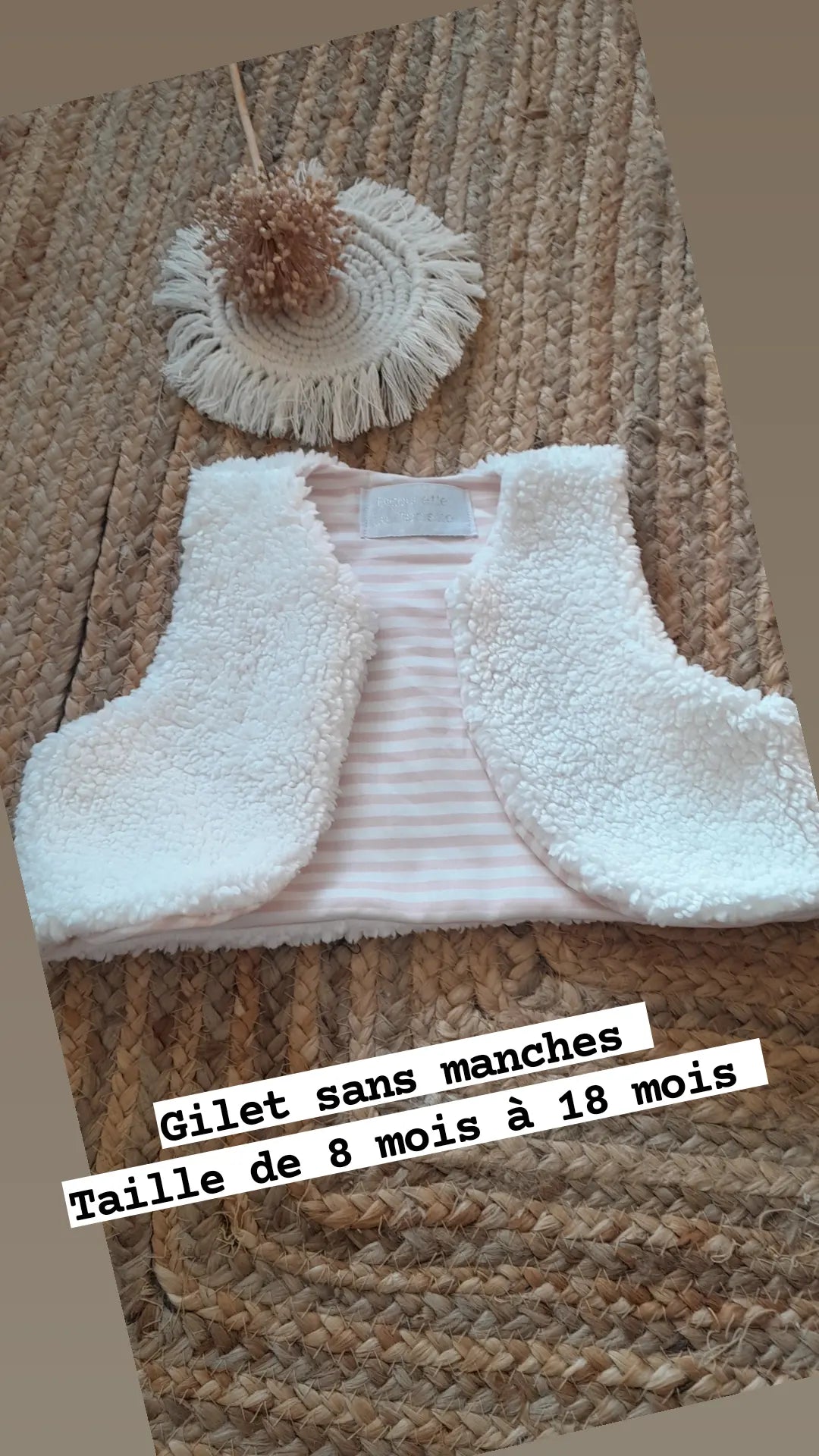 Gilet berger sans manche