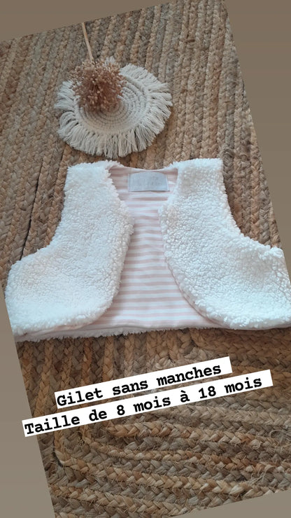 Gilet berger sans manche