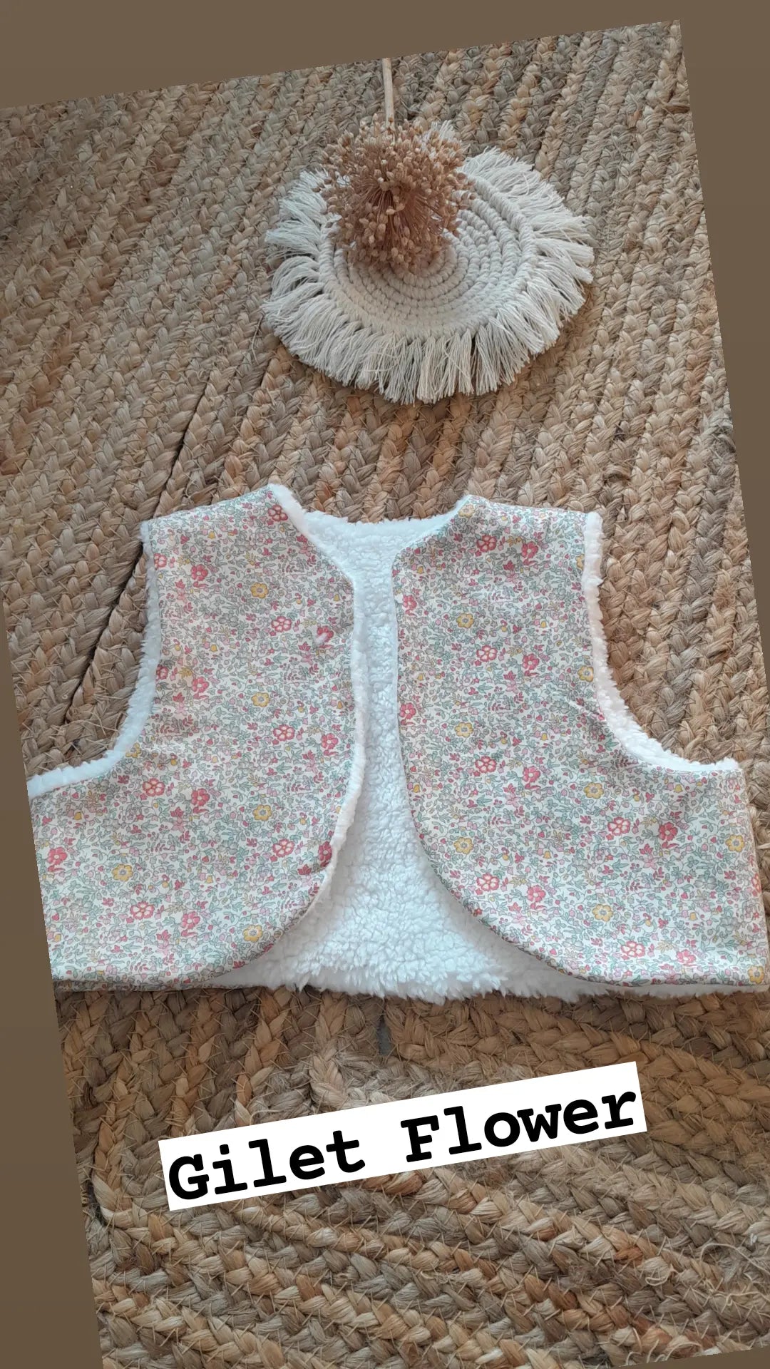 Gilet berger sans manche